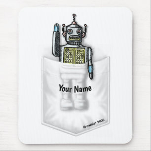 Alfombrilla de ratón de Robot de bolsillo