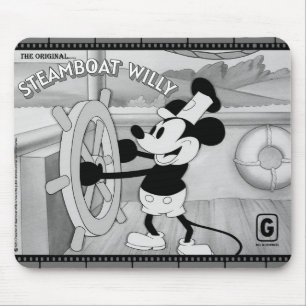 Alfombrilla de ratón de Steamboat Willie
