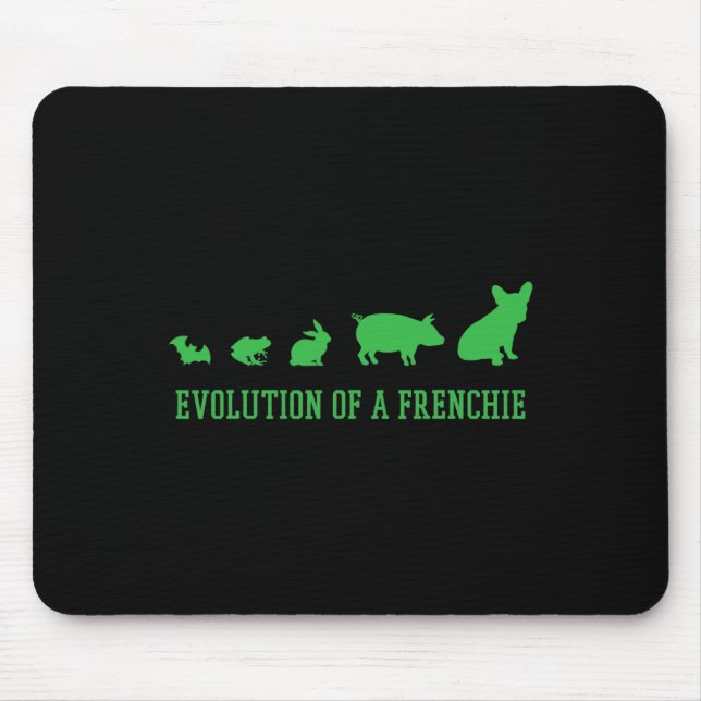 Alfombrilla De Ratón De Un Bulldog Francés - Francés (Frente)