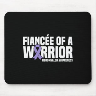 Alfombrilla De Ratón De Un Guerrero Fibromialgia Conciencia