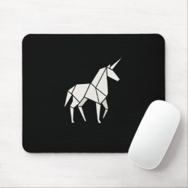 Alfombrilla de ratón de UNICORNIO de origami