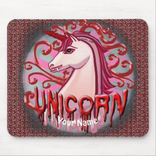Alfombrilla de ratón de Unicornio Vampiro