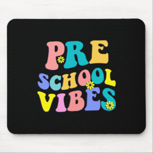 Alfombrilla De Ratón De Vuelta A La Escuela Preescolar Vibes Estudianti