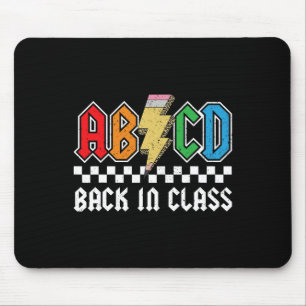Alfombrilla De Ratón De Vuelta En La Clase Se Remonta Al Equipo De Chic
