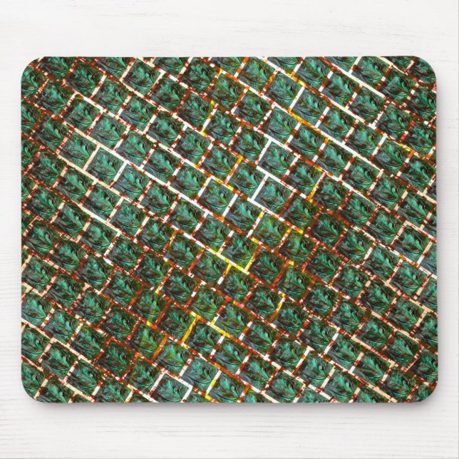 Alfombrilla De Ratón Debajo de la rejilla sucia y oxidada (Frente)