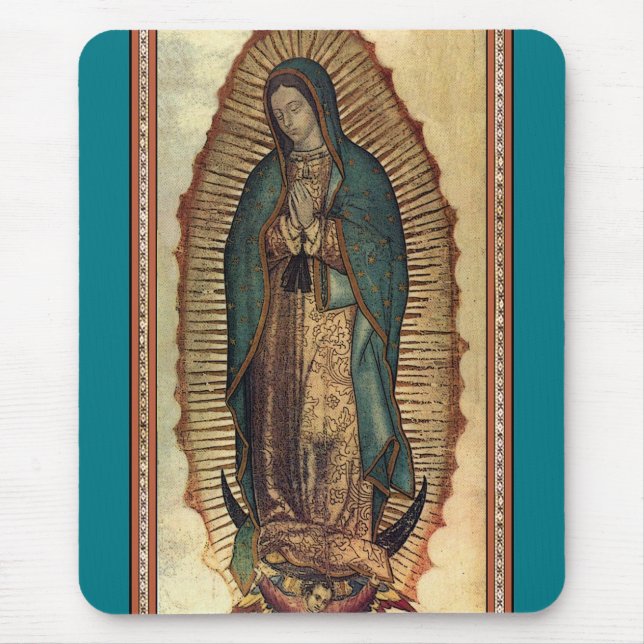 Alfombrilla De Ratón Dechado Mousepad de Guadalupe (Frente)