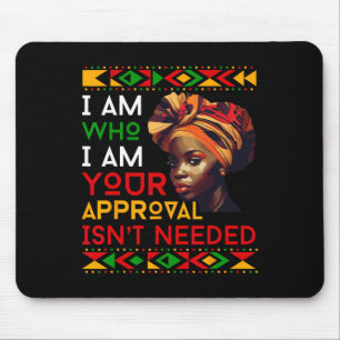 Alfombrilla De Ratón Decimoctavo Negro Reina Africana Mujeres Negras H 