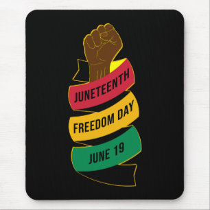 Alfombrilla De Ratón Decimosegundo Día de la Libertad Historia Negra