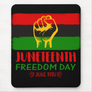 Alfombrilla De Ratón Decimosegundo Día de la Libertad Historia Negra