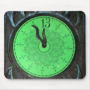 Alfombrilla De Ratón Décimotercero reloj frecuentado Mousepad de la