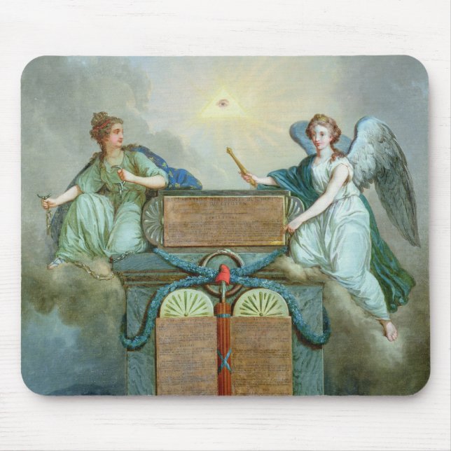 Alfombrilla De Ratón Declaración de las derechas del hombre y del (Frente)