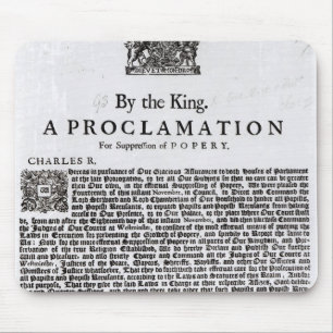 Alfombrilla De Ratón Declaración real, 1675
