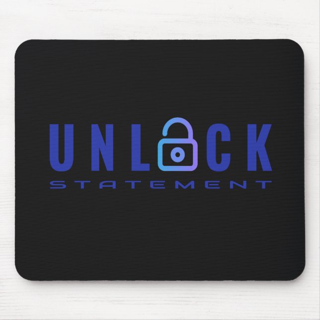 Alfombrilla De Ratón Declaración UNLOCK de programación Cobol (Frente)