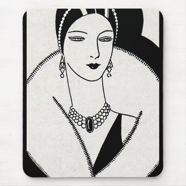 Alfombrilla De Ratón Deco de arte de 1928 (Frente)