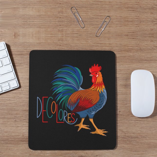 Alfombrilla De Ratón DeColores Cursillo Colorful Rooster (Subido por el creador)