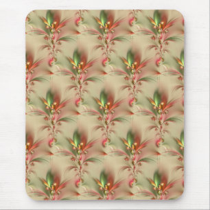 Alfombrilla De Ratón decoración de flores/papel pintado