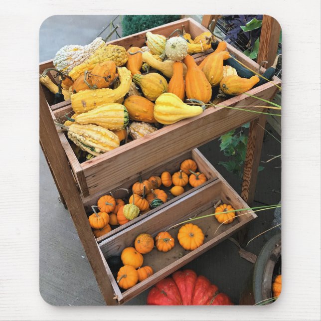 Alfombrilla De Ratón Decoración de otoño (Frente)