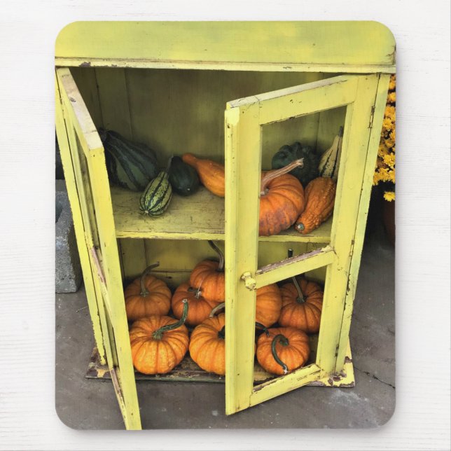 Alfombrilla De Ratón Decoración de otoño (Frente)