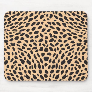 Alfombrilla De Ratón Decoración del guepardo de la piel
