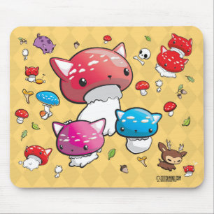 Alfombrilla De Ratón Decoración Mousepad de Mewshroom