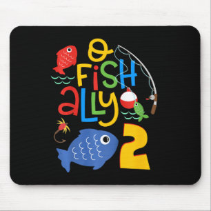 Alfombrilla De Ratón Decoraciones de cumpleaños para niños O-fish-ally
