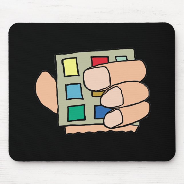 Alfombrilla De Ratón Dedo de grasa (Frente)