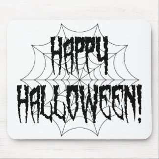 Alfombrilla De Ratón Dedos de araña y web de Halloween