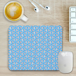 Alfombrilla De Ratón Deep Blue Japanese Pattern Mouse Pad