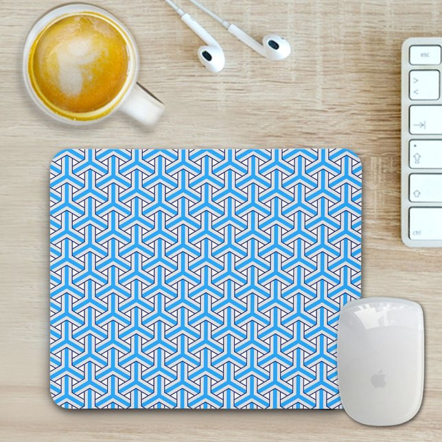Alfombrilla De Ratón Deep Blue Japanese Pattern Mouse Pad (Subido por el creador)