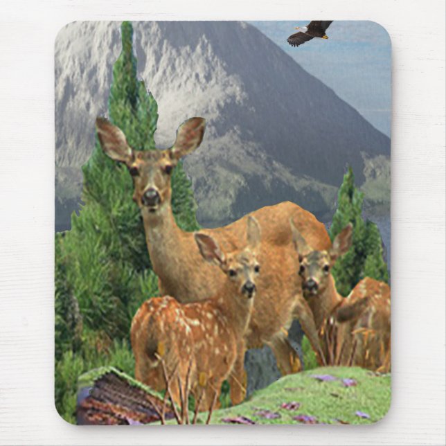 Alfombrilla De Ratón Deer Mousepad (Frente)