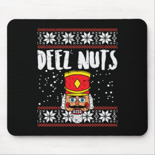Alfombrilla De Ratón Deez Nuts Nutcracker Navidades feos regalo de meme