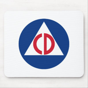 Alfombrilla De Ratón defensa civil Mousepad