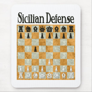 Alfombrilla De Ratón Defensa siciliana