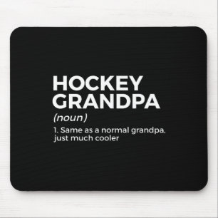Alfombrilla De Ratón Definición de abuelo de hockey
