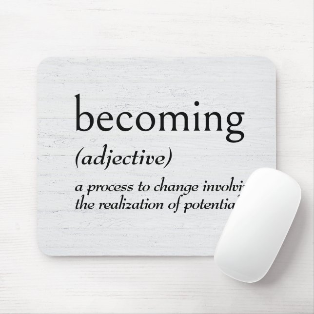 Alfombrilla De Ratón Definición de diccionario para convertirse en (Con ratón)