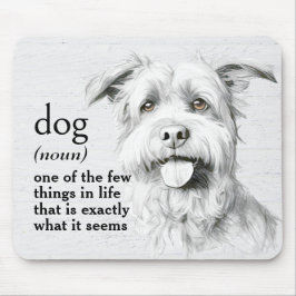 Alfombrilla De Ratón Definición de diccionario para DOG
