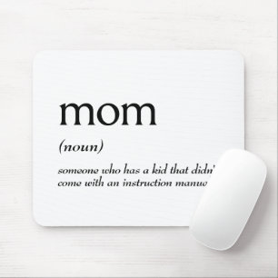 Alfombrilla De Ratón Definición de diccionario para MOM