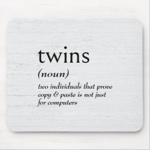 Alfombrilla De Ratón Definición De Diccionario Para TWINS