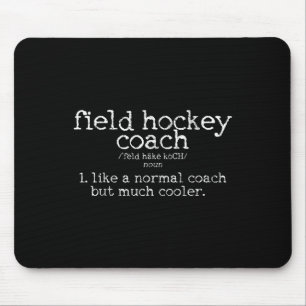 Alfombrilla De Ratón Definición de Entrenador de Hockey sobre Césped Re