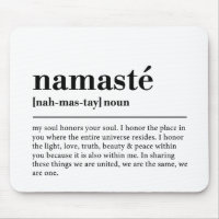 Definición de Namaste Yoga Meditación mínima moder