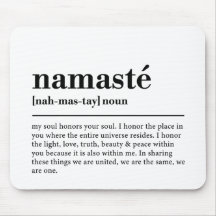 Definición de Namaste Yoga Meditación mínima moder