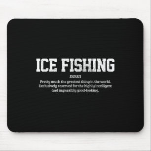 Alfombrilla De Ratón Definición de Pesca en Hielo Regalo divertido para