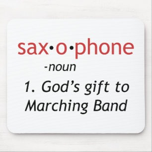 Alfombrilla De Ratón Definición de saxofón