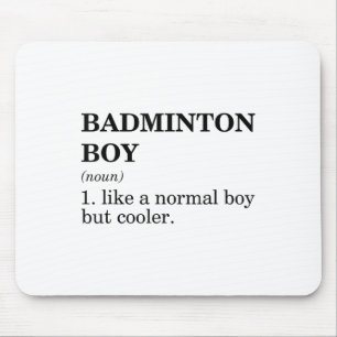 Alfombrilla De Ratón Definición de sustantivo chico de bádminton Volant