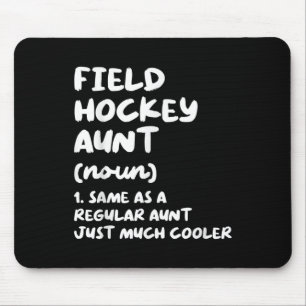 Alfombrilla De Ratón Definición de Tía de Hockey sobre Césped Divertida