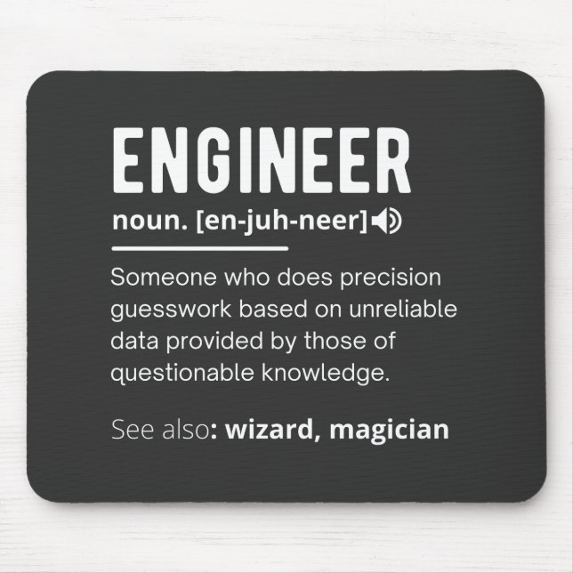ALFOMBRILLA DE RATÓN DEFINICIÓN DEL INGENIERO (Frente)