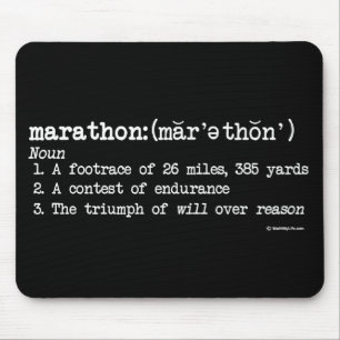 Alfombrilla De Ratón Definición del maratón