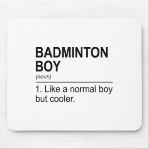 Alfombrilla De Ratón Definición del sustantivo chico de bádminton Volan