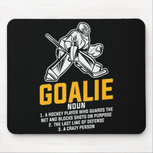 Alfombrilla De Ratón Definición divertida de jinete de hockey sobre hie