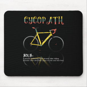 Alfombrilla De Ratón Definición Graciosa Bicicleta Addict Gift para